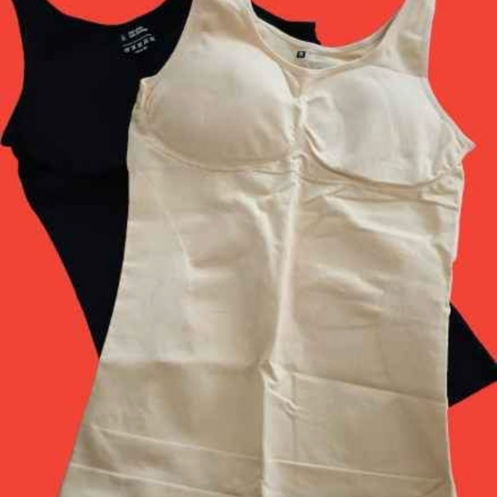 Pleaser Women's Muscle Tees - Black and Cream